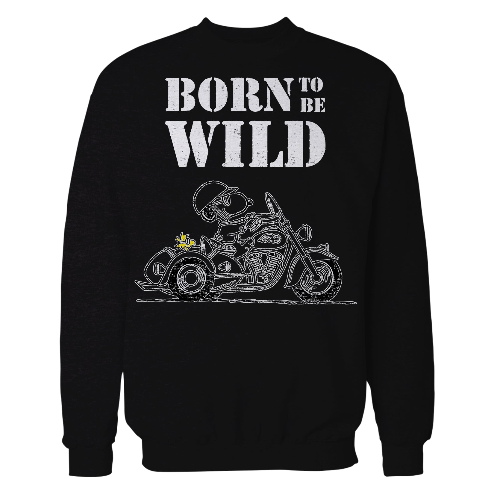 Peanuts Snoopy Sketch Born Wild Official Sweatshirt