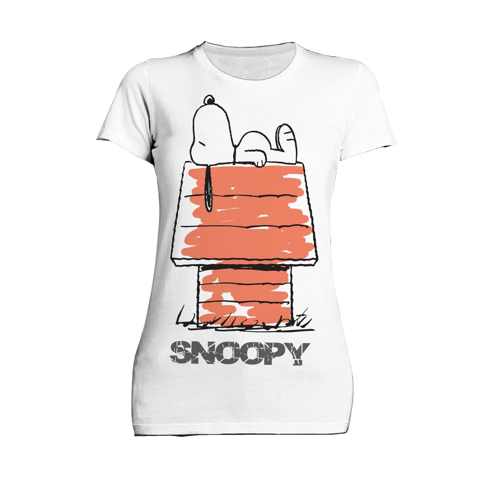 Peanuts Snoopy Logo House Official Women's T-shirt