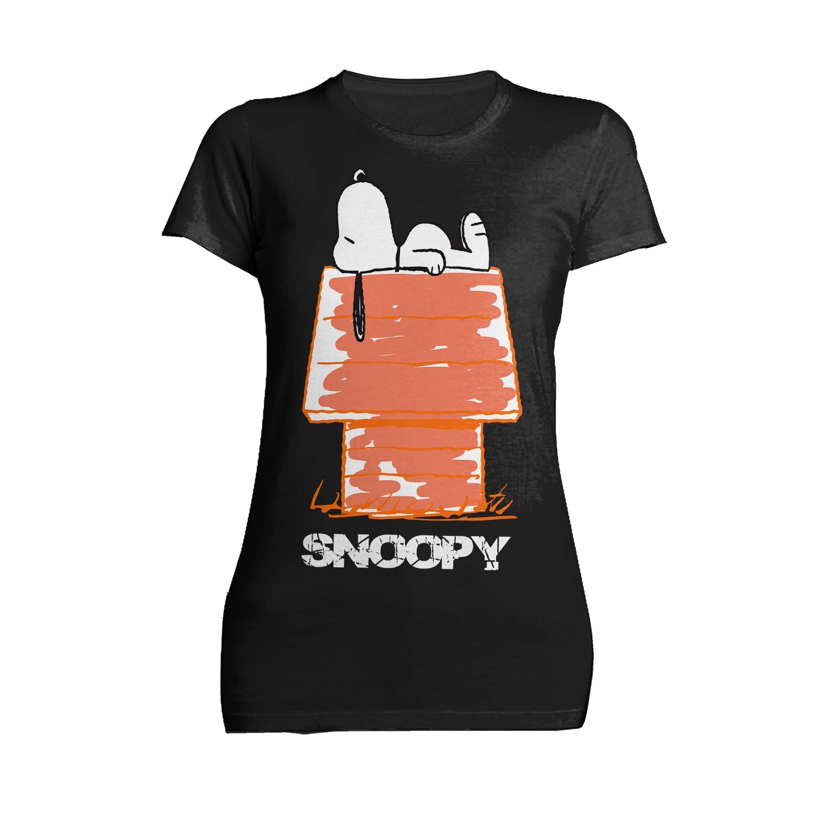 Peanuts Snoopy Logo House Official Women's T-shirt