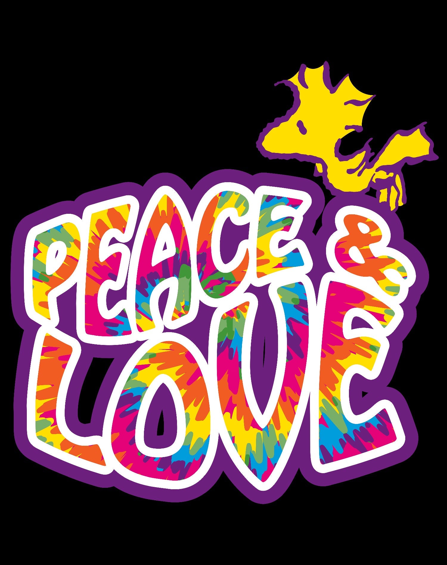 Peanuts Woodstock Peace Love Official Sweatshirt