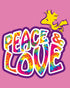 Peanuts Woodstock Peace Love Official Men's T-shirt