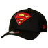 Superman Classic Logo Black Colorway New Era 39Thirty Fitted Hat