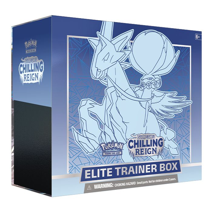 Pokemon Sword & Shield Chilling Reign Elite Trainer Box Ice Rider Calyrex