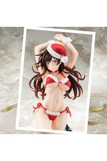 Rent-A-Girlfriend PVC Statue 1/6 Mizuhara Chizuru Santa Bikini de Fuwamoko 2nd Xmas 26 cm