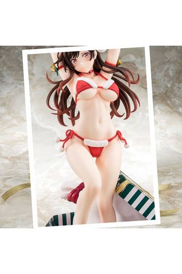 Rent-A-Girlfriend PVC Statue 1/6 Mizuhara Chizuru Santa Bikini de Fuwamoko 2nd Xmas 26 cm