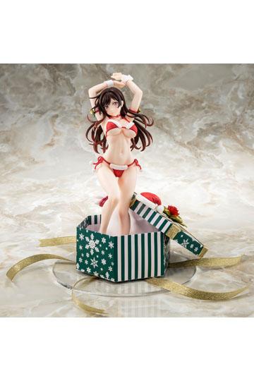 Rent-A-Girlfriend PVC Statue 1/6 Mizuhara Chizuru Santa Bikini de Fuwamoko 2nd Xmas 26 cm