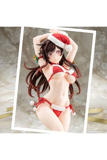 Rent-A-Girlfriend PVC Statue 1/6 Mizuhara Chizuru Santa Bikini de Fuwamoko 2nd Xmas 26 cm