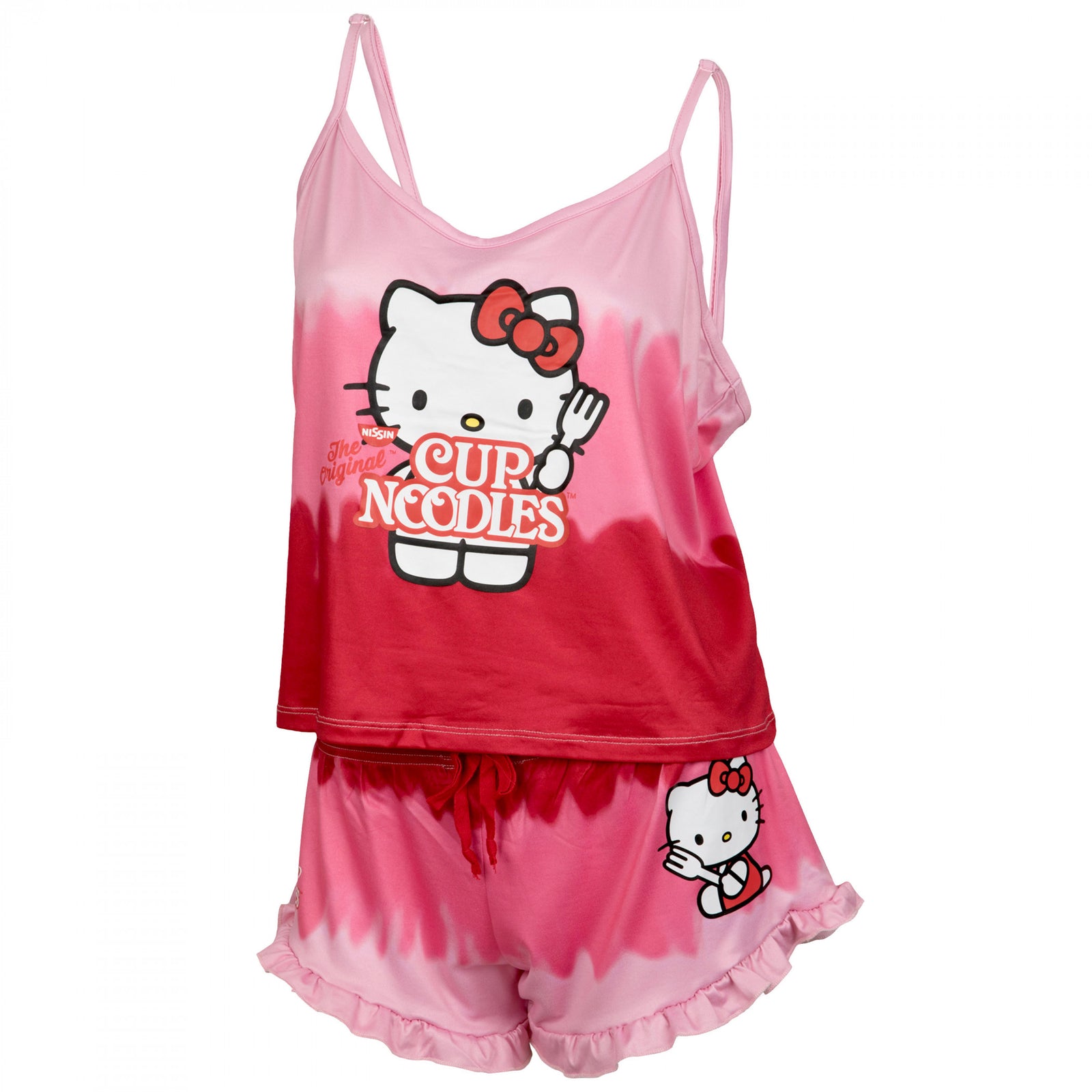 Hello Kitty Sanrio x Cup Noodles Spaghetti Strap Lounge Set