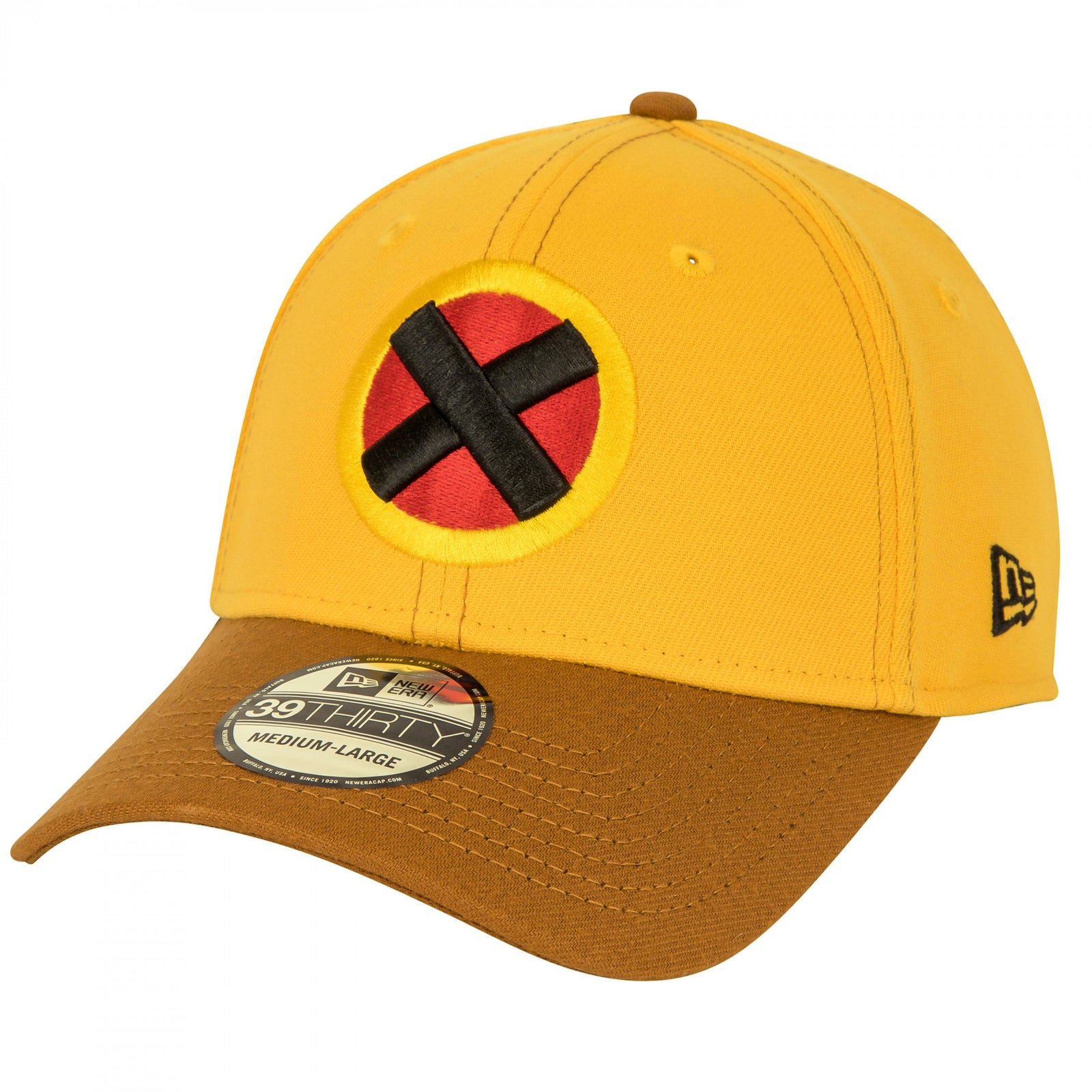 Wolverine Uncanny X-Men Yellow & Brown New Era 39Thirty Fitted Hat