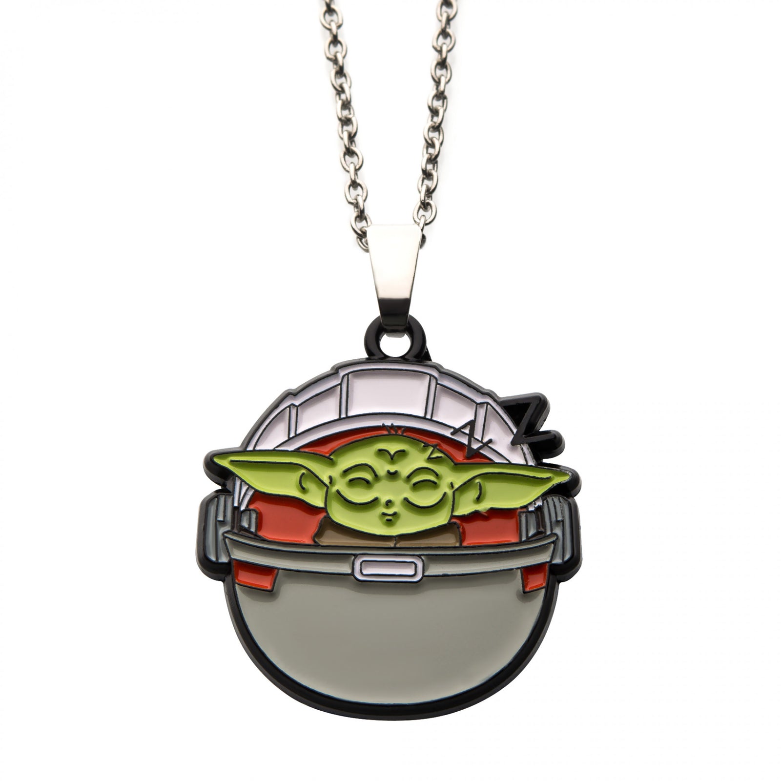 Star Wars The Mandalorian The Child Sleeping Pod Necklace