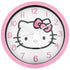 Hello Kitty Face Pink Colorway Wall Clock