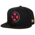 X-Men Logo Black Colorway New Era 59Fifty Fitted Hat