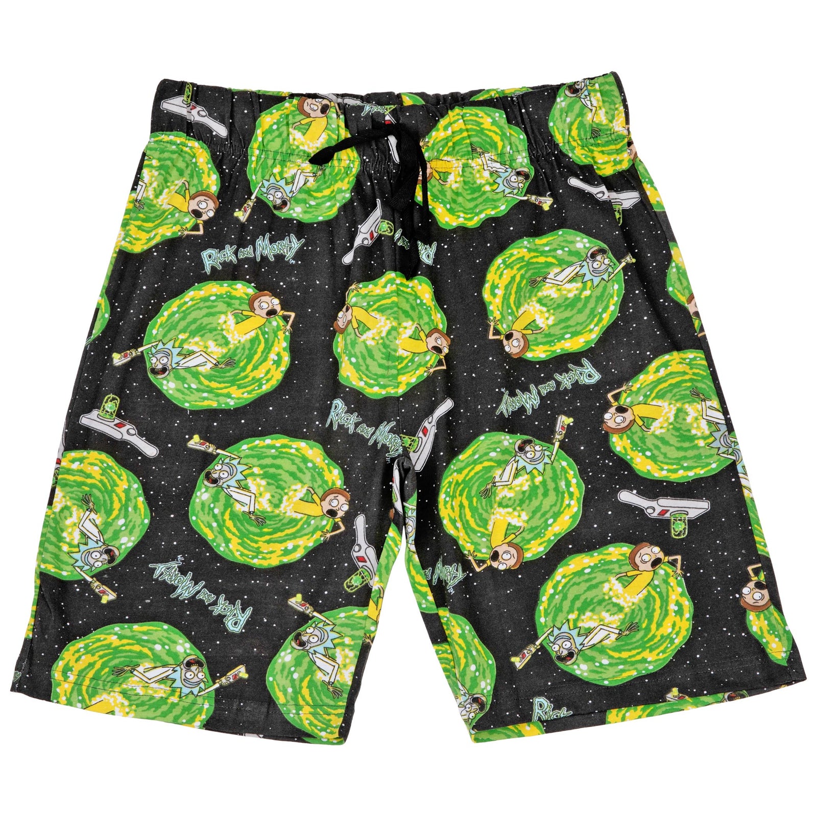 Rick and Morty Falling Out of The Portal Jam Shorts