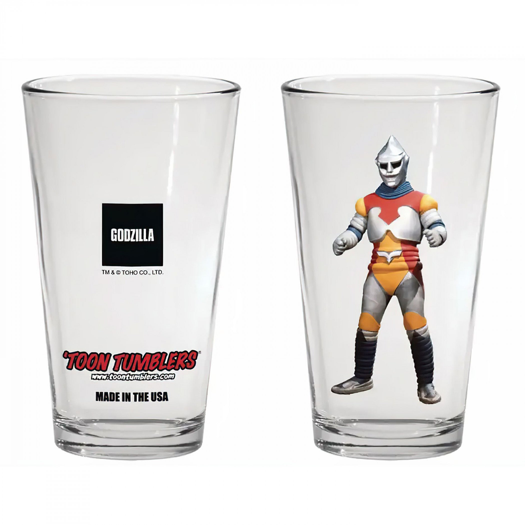 Jet Jaguar Godzilla vs. Megalon Pint Glass