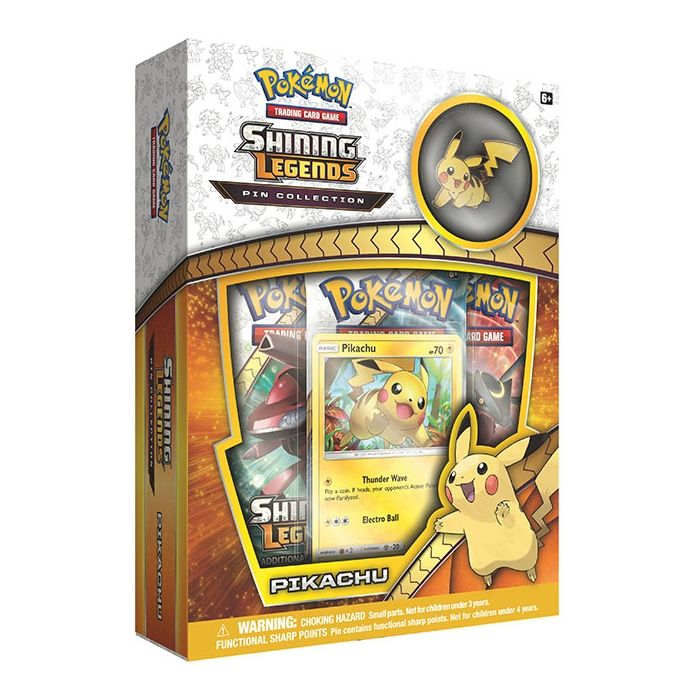 Pokemon Shining Legends Pikachu Pin Collection