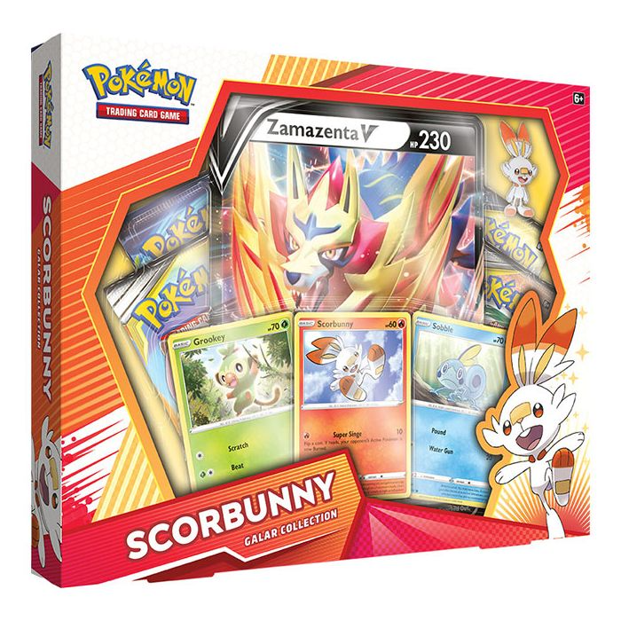 Pokemon Galar Collection Box Scorbunny & Zamazenta