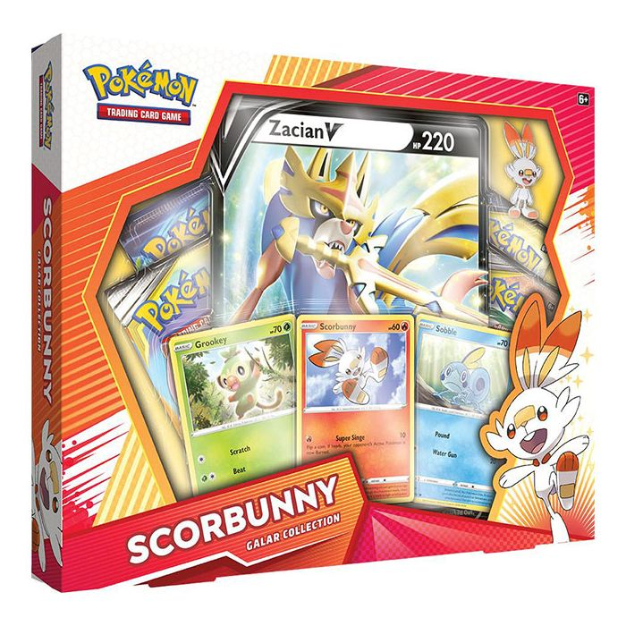 Pokemon Galar Collection Box Scorbunny & Zacian