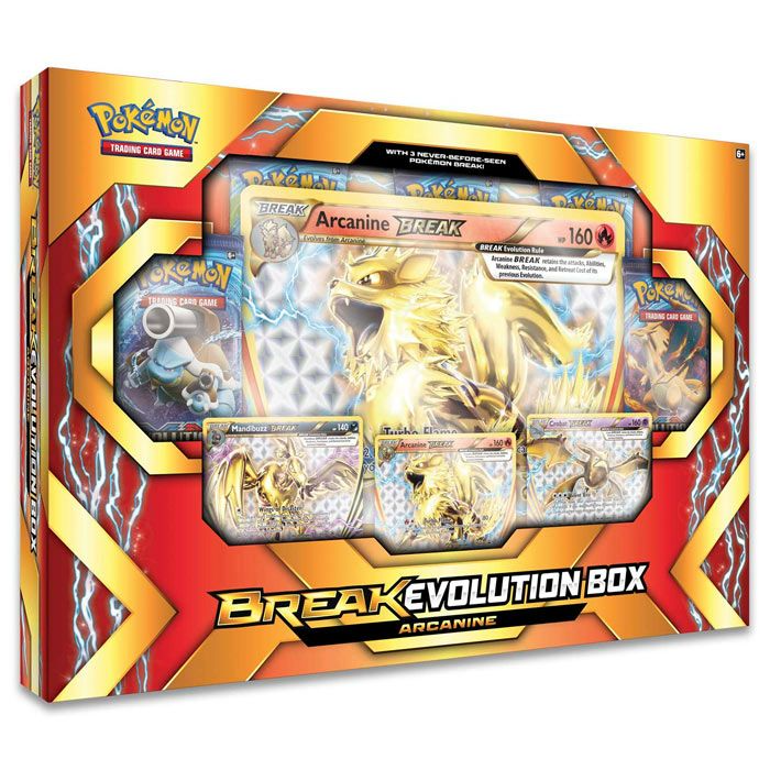 Pokemon Arcanine BREAK Evolution Box