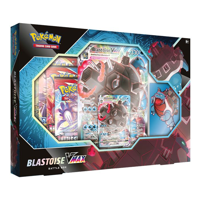 Pokemon Blastoise VMAX Battle Box