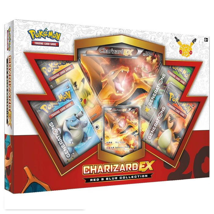 Pokemon Red & Blue Collection Charizard EX Box