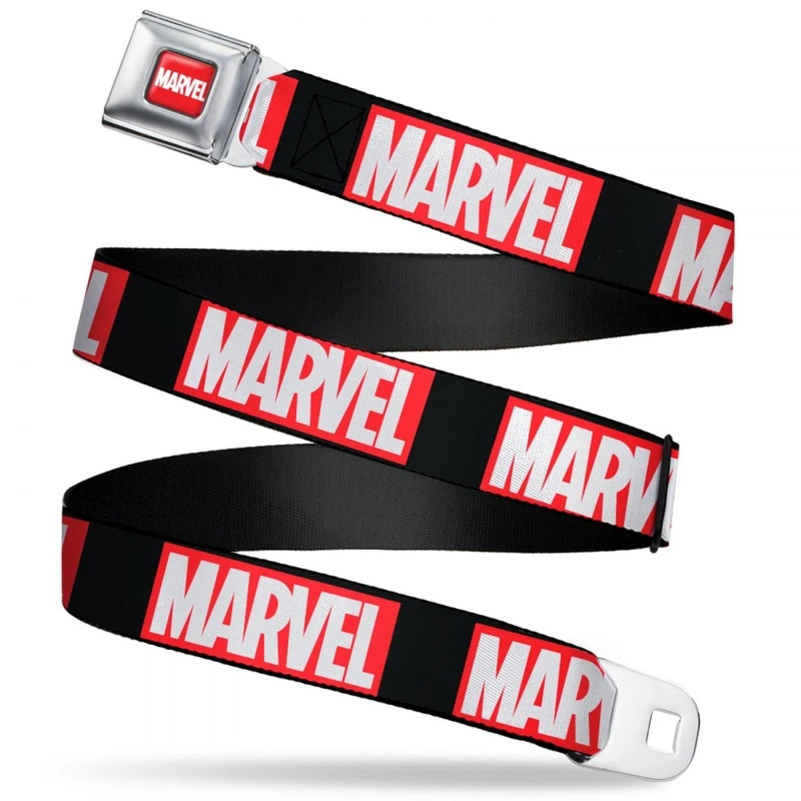 Marvel Logo Seatbelt Buckle Belt