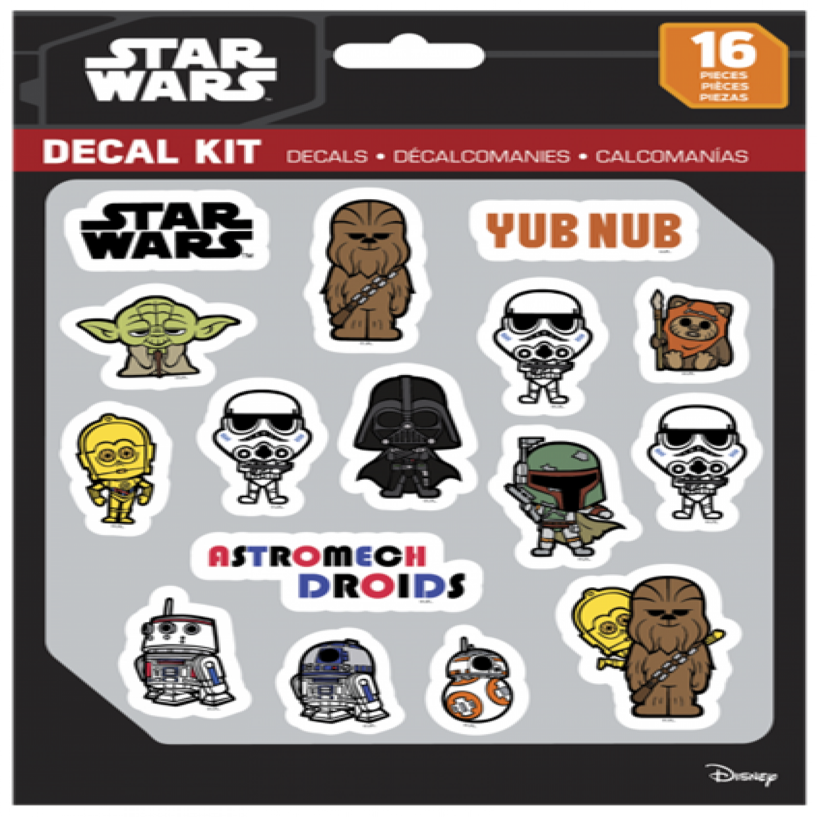 Star Wars Classic 16 Piece Decal Kit