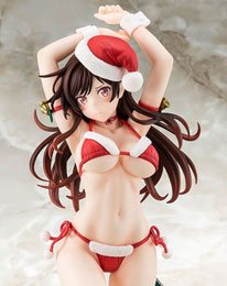 Rent-A-Girlfriend PVC Statue 1/6 Mizuhara Chizuru Santa Bikini de Fuwamoko 2nd Xmas 26 cm