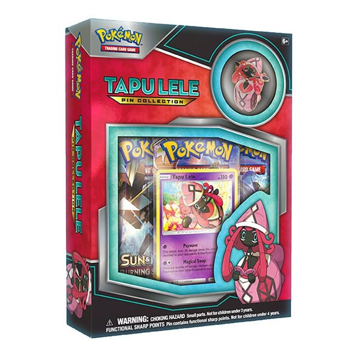 Pokemon Tapu LeLe Pin Collection Box