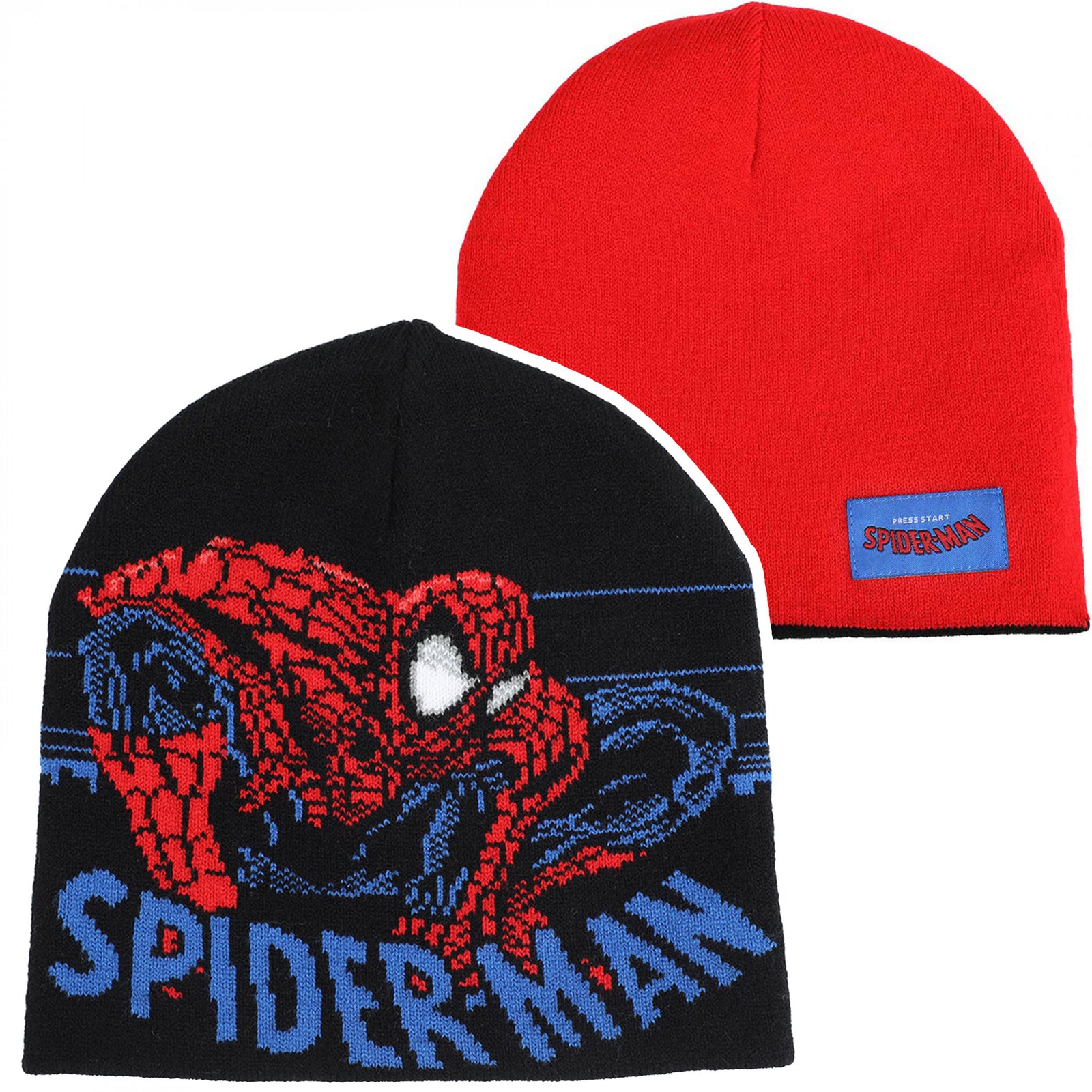 Spider-Man Reversible Jacquard Skull Cap Beanie