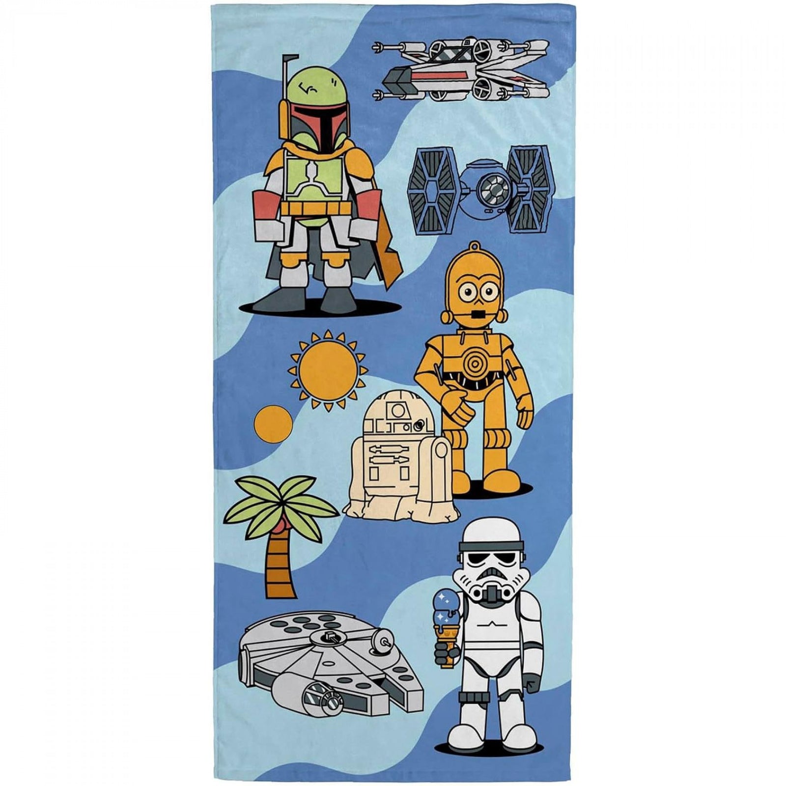 Star Wars Beach Day Beach Towel