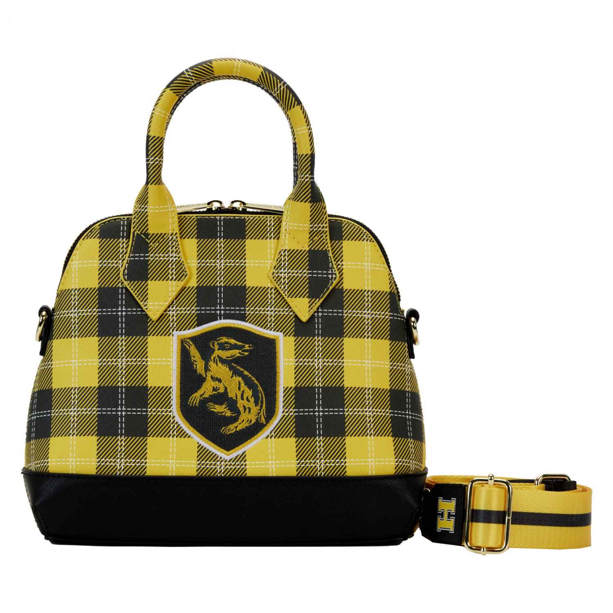 Harry Potter Hufflepuff Varsity Crossbody Bag by Loungefly