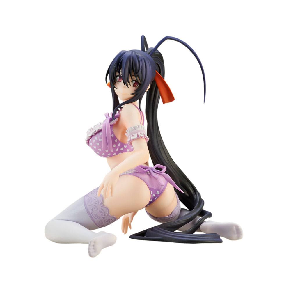 High School DxD HERO PVC Statue 1/7 Himejima Akeno Lingerie Ver. 14 cm