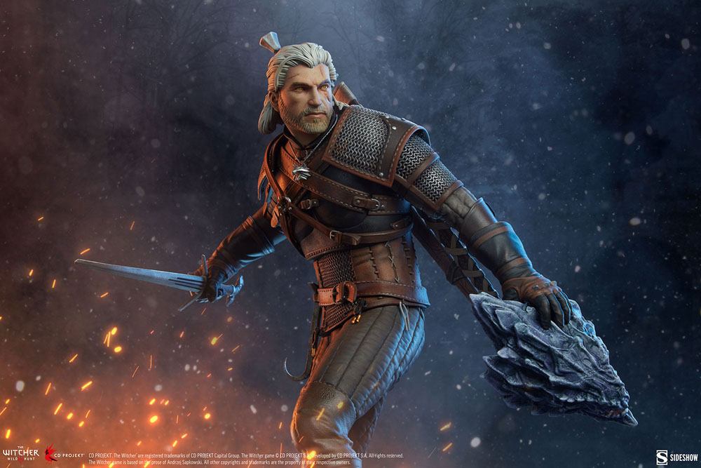 The Witcher 3: Wild Hunt Statue Geralt 42 cm