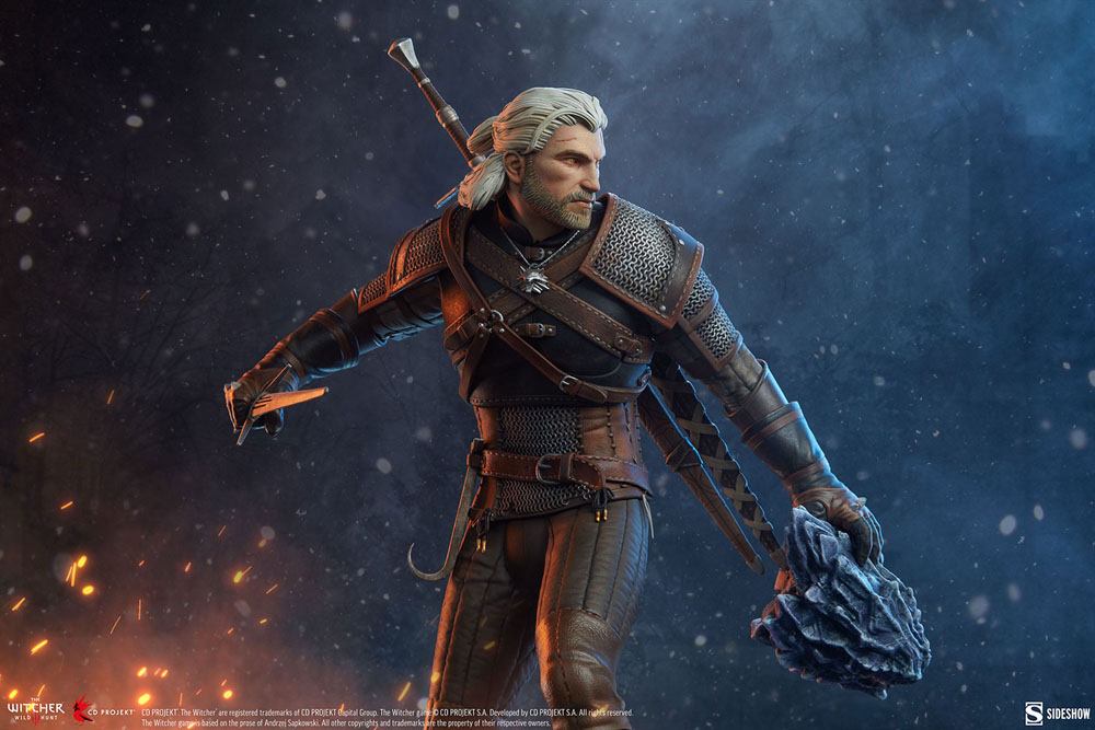 The Witcher 3: Wild Hunt Statue Geralt 42 cm